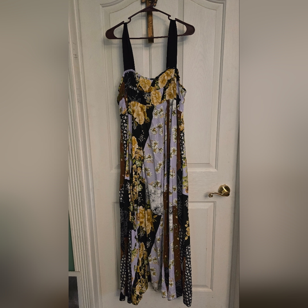 NWT Anthropologie Maeve Bohemian Floral Patchwork Maxi. Large. $170 - Picture 7 of 11